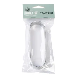 Discount BrandNewCake Taartring RVS Ovaal Geperforeerd 8x3,5x2cm