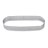 Discount BrandNewCake Taartring RVS Ovaal Geperforeerd 12x3,5x2cm