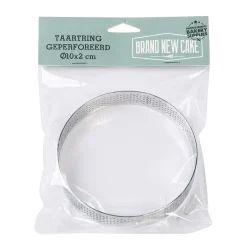 New BrandNewCake Taartring RVS Geperforeerd Ø10x2cm