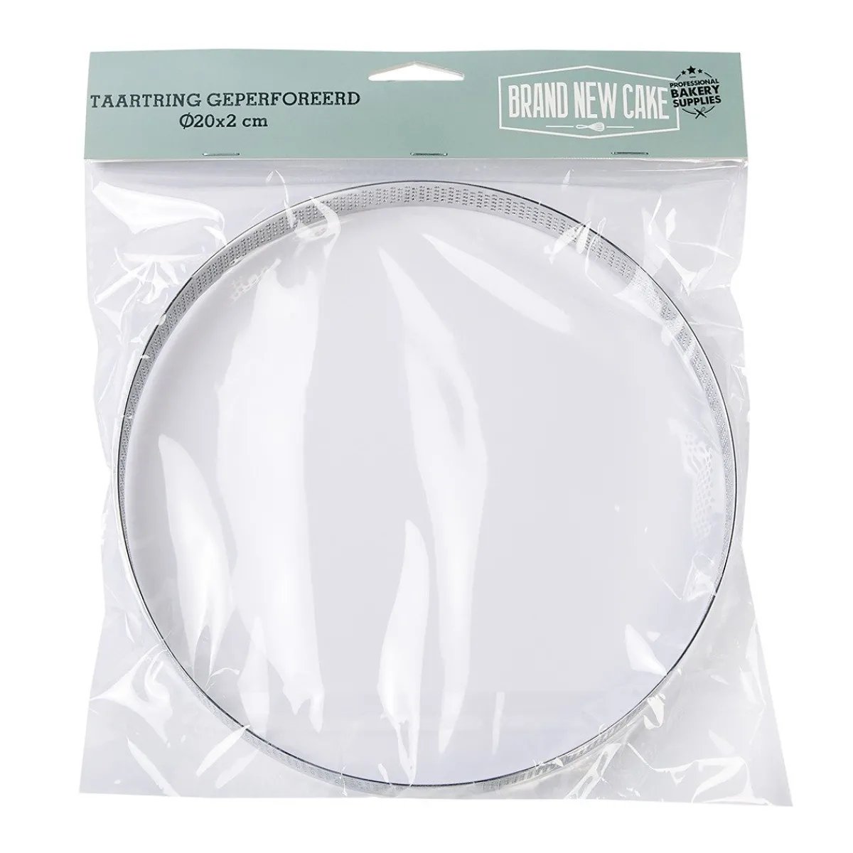 Online BrandNewCake Taartring RVS Geperforeerd Ø20x2cm