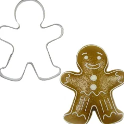 Best BrandNewCake Uitsteker Gingerbread Man RVS 9cm