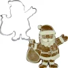 Hot BrandNewCake Uitsteker Kerstman RVS 8cm