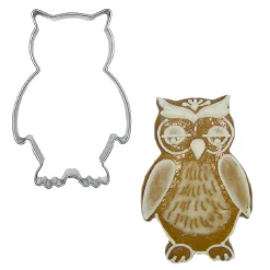 New BrandNewCake Uitsteker Uil RVS 6cm