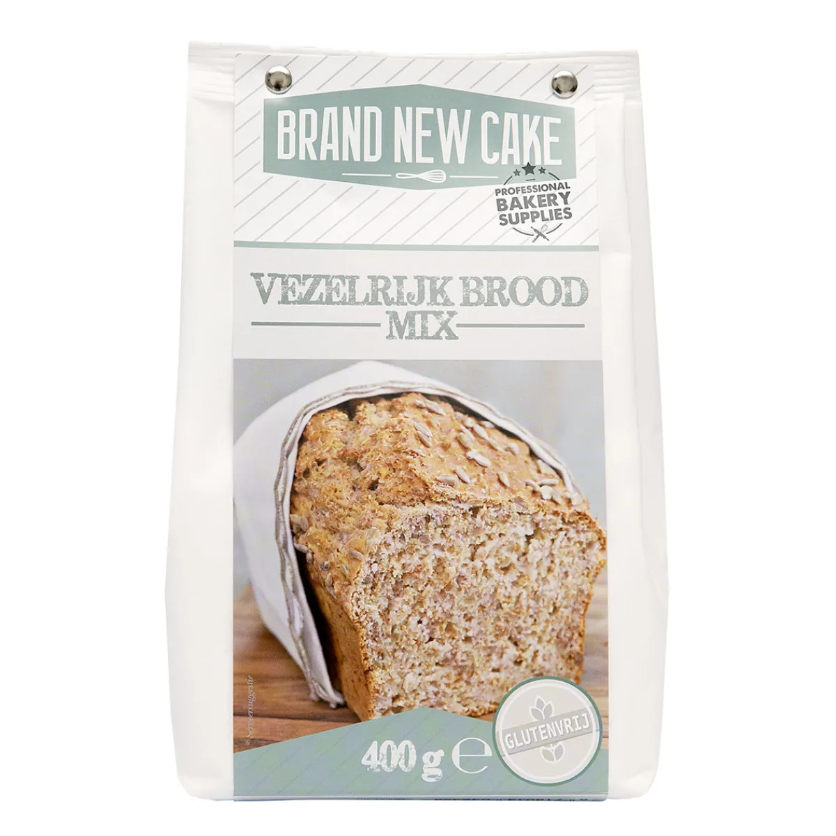 Clearance BrandNewCake Vezelrijk Broodmix 400g. Glutenvrij