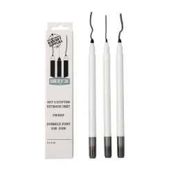 Best BrandNewCake Zwarte Stiften eetbare inkt set/3