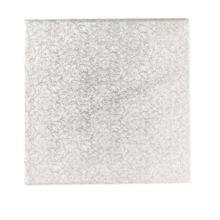 Outlet BrandNewCake Cakedrum Zilver Vierkant 43cm