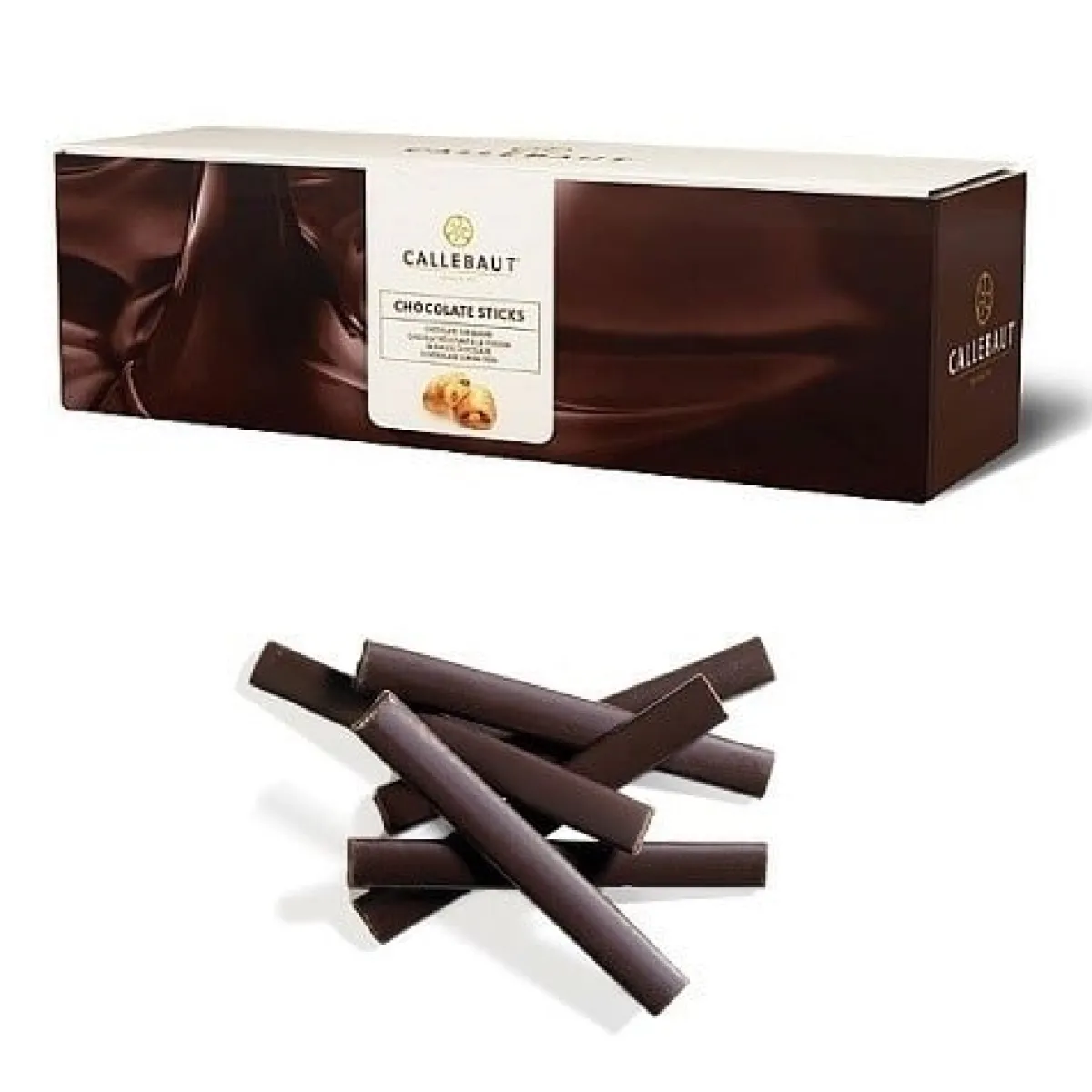 New Callebaut Bakvaste Chocolade Sticks Puur 8cm (300 st)