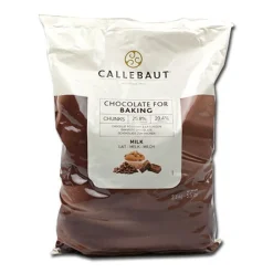 Hot Callebaut Bakvaste chocolade Chunks Melk 2,5 kg.