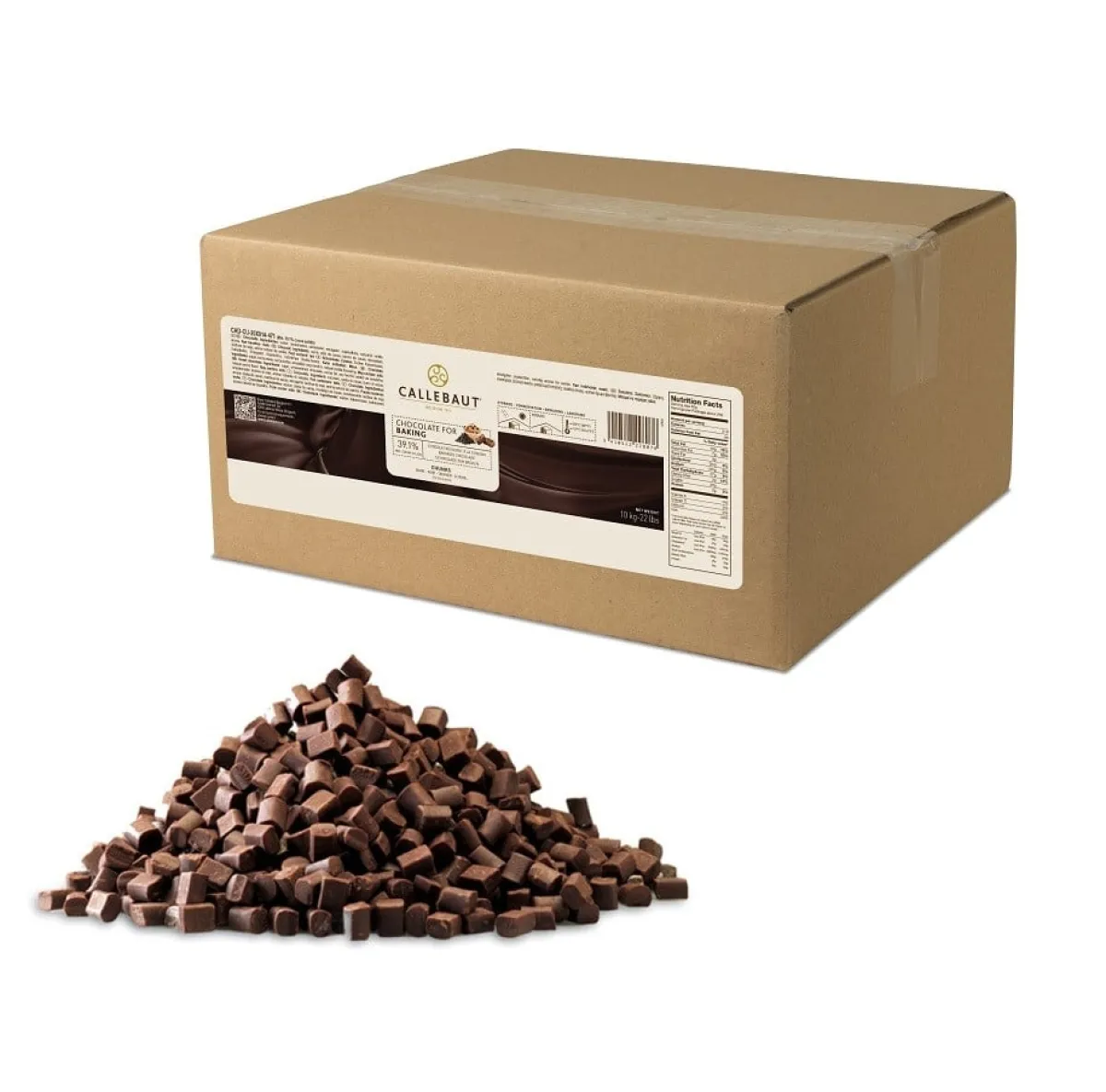 Best Callebaut Bakvaste chocolade Chunks Puur 10 kg