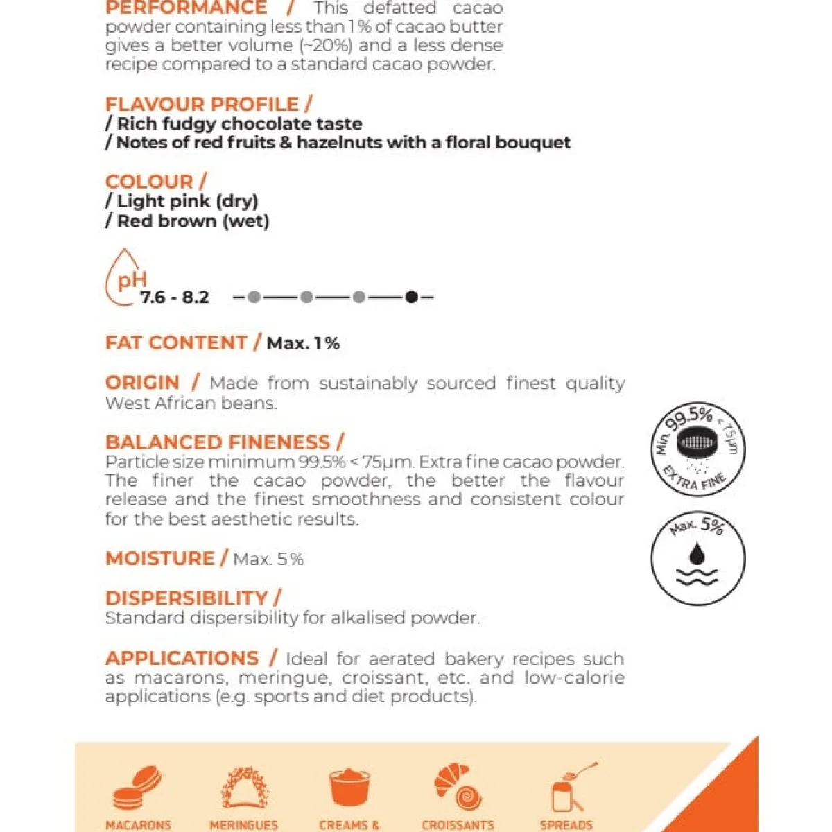 New Callebaut Cacaopoeder Légère Brown 750gr