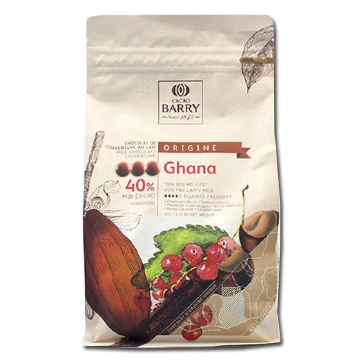 Clearance Callebaut Chocolade Callets Melk Ghana (40%) 1kg