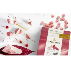 Outlet Callebaut Chocolade Callets Ruby (RB2) 400g