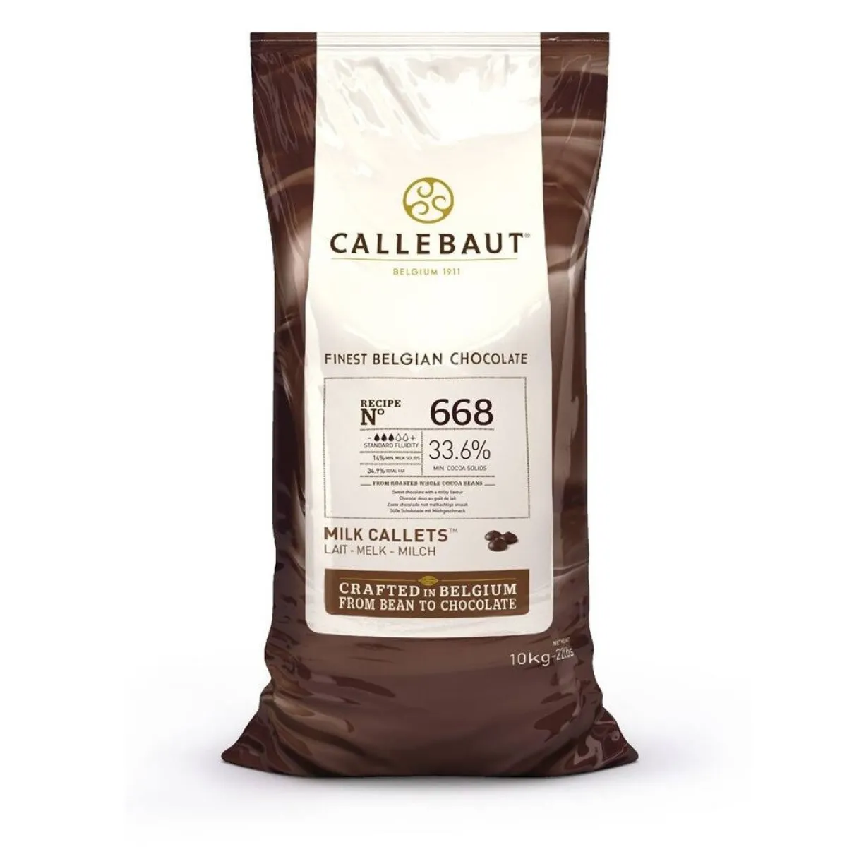 Callebaut Chocolade Callets Melk (668) 10kg