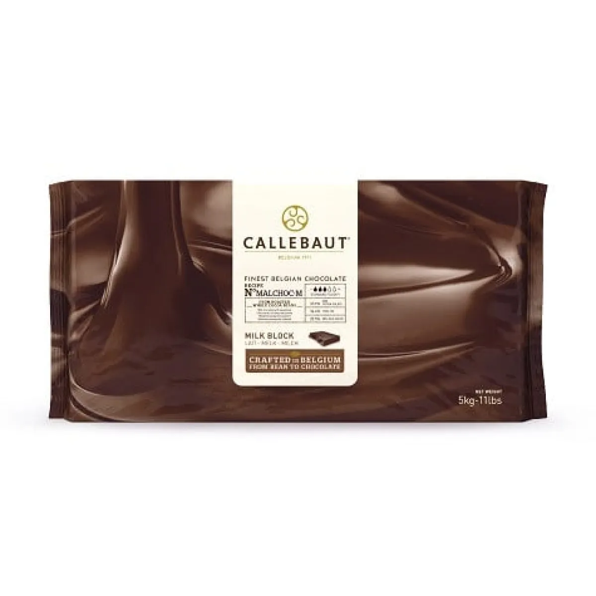 Clearance Callebaut Chocoladeblok Melk 5kg (zonder suiker)