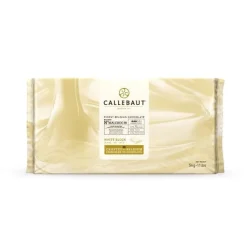 Hot Callebaut Chocoladeblok Wit 5kg (zonder suiker)