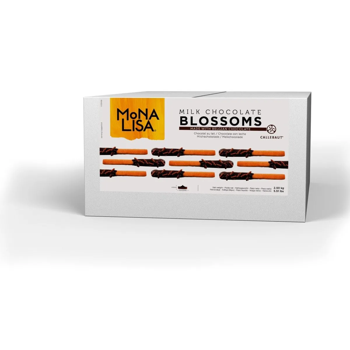 Best Callebaut Chocoladekrullen klein Melk 2,5kg