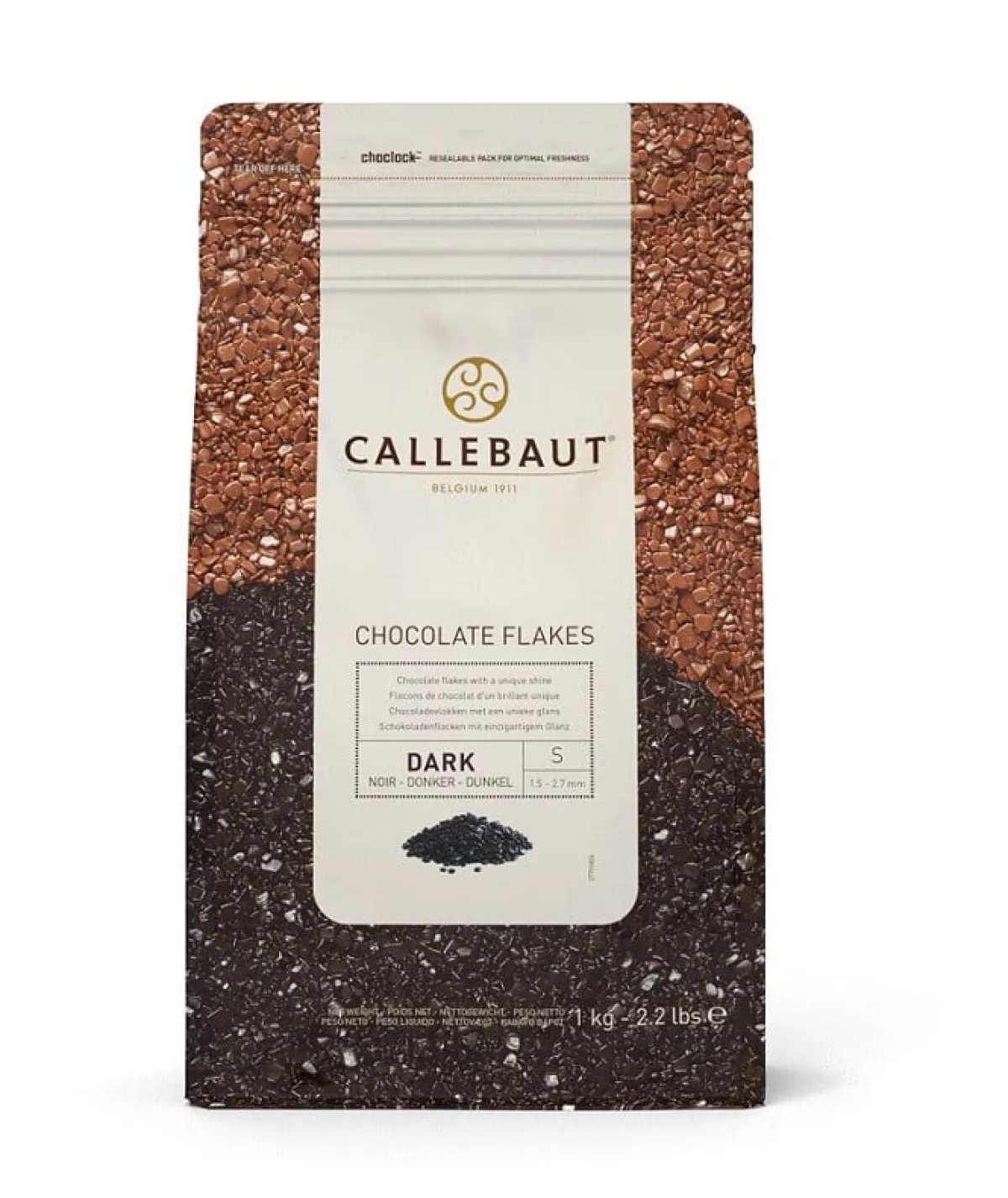 Sale Callebaut Chocoladevlokken klein Puur 1kg
