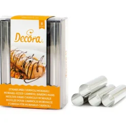 Decora Cannoli Vulrollen RVS 12cm Set/8