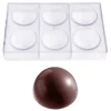 Sale Chocolate World Chocolade Holvorm Halve Bol (6x) Ø70mm