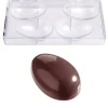 Outlet Chocolate World Chocolade Holvorm Glad Ei (4x) 100x65x35mm