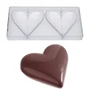 Online Chocolate World Chocolade Holvorm Hart (2x) 119x104x23mm