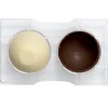 Hot Decora Chocolade Holvorm Halve Bol (2x) Ø100 mm