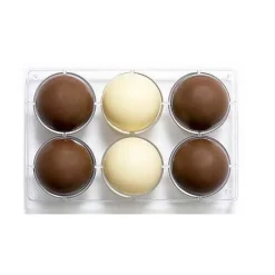 Clearance Decora Chocolade Holvorm Halve Bol (6x) Ø75 mm