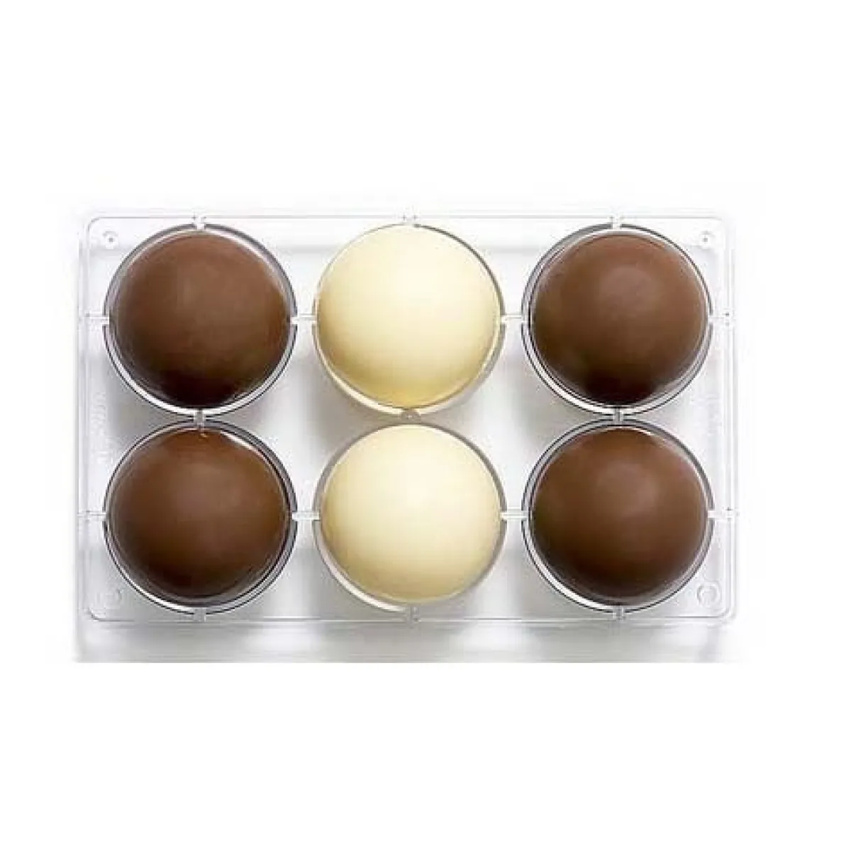 Clearance Decora Chocolade Holvorm Halve Bol (6x) Ø75 mm