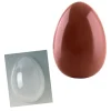Clearance Martellato Chocolade Holvorm Pasen Half-Ei Glad 22x16x8,5cm.
