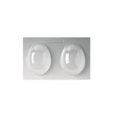 Best Martellato Chocolade Holvorm Pasen Half-Ei Glad (2x) 14x10x5cm.