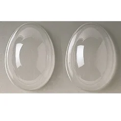 Clearance Martellato Chocolade Holvorm Pasen Half-Ei Glad (2x) 15,4x11x5,5cm.