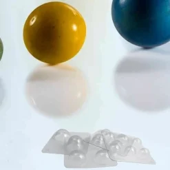 New Martellato Chocolade Holvormen halve bol set/16 (Ø5 t/m Ø9cm)