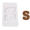 Overig Chocoladebloklettervorm 100 gr. Letter S