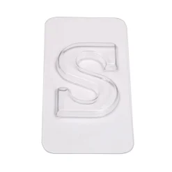 Overig Chocoladebloklettervorm 100 gr. Letter S