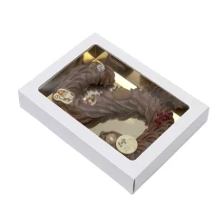 Discount BrandNewCake Chocoladeletterdoos GK7 Wit / Goud 26st