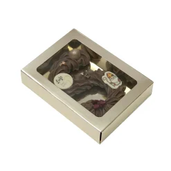 Hot BrandNewCake Chocoladeletterdoos Klein GK1 Goud / Goud 26st