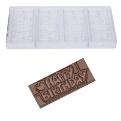 Discount Chocolate World Chocolademal Tablet Happy Birthday (4x)