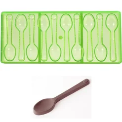 Online Chocolate World Chocolademal GL Lepeltje (10x) 115x24x13mm**