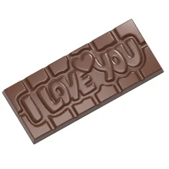 Hot Chocolate World Chocolademal Tablet I Love You (4x) 118x50mm