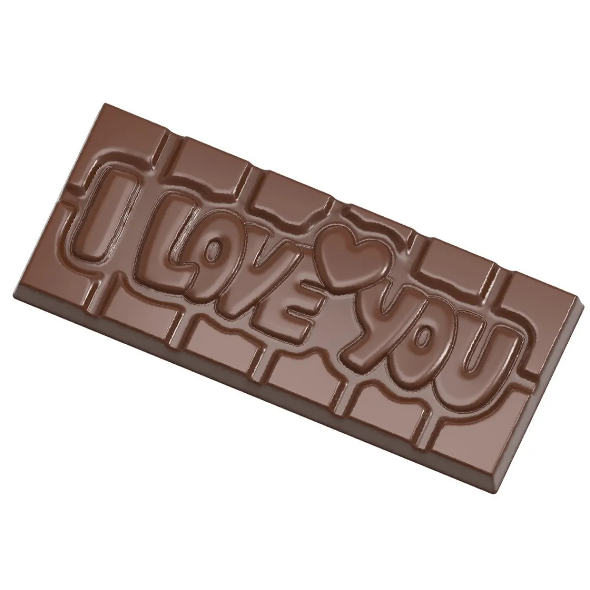 Hot Chocolate World Chocolademal Tablet I Love You (4x) 118x50mm