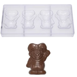 Discount Chocolate World Chocolademal Piet Zwaait (4x) 79x60x18mm