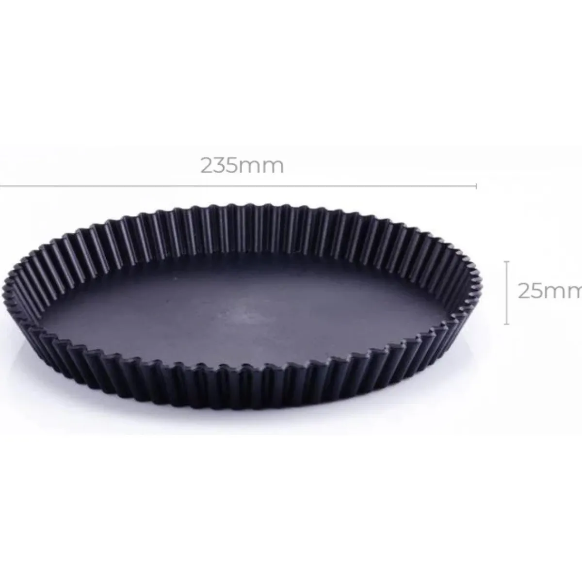 Best Clean Baking Products CleanBaking Kunststof Vlaaipan Gekarteld Ø20,5cm