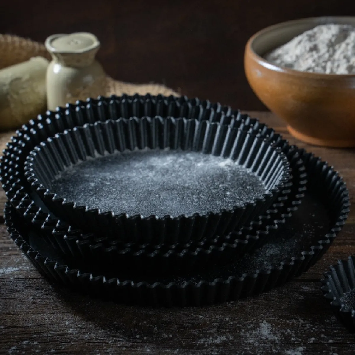 Best Clean Baking Products CleanBaking Kunststof Vlaaipan Gekarteld Ø20,5cm