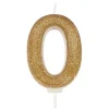 New Culpitt Cijferkaars #0 Goud met Glitter