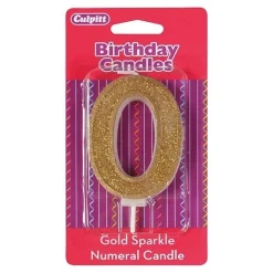 New Culpitt Cijferkaars #0 Goud met Glitter