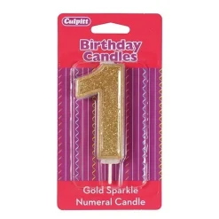 Best Culpitt Cijferkaars #1 Goud met Glitter