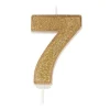 Online Culpitt Cijferkaars #7 Goud met Glitter