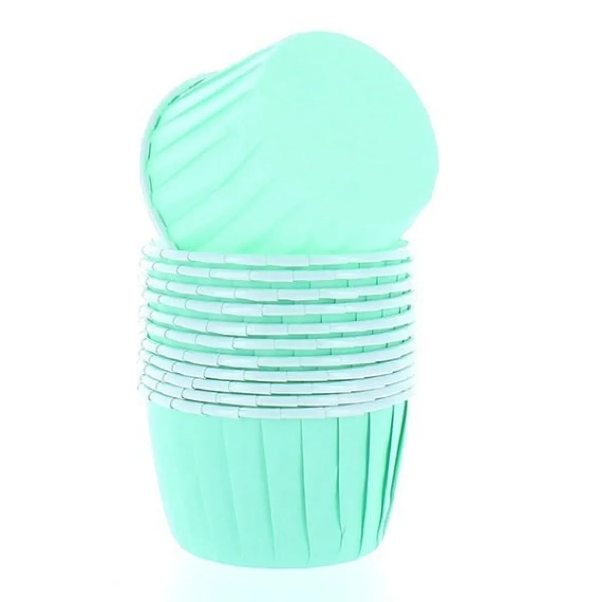 Online Culpitt Cupcake Vormpjes Aqua 50mm 12st.