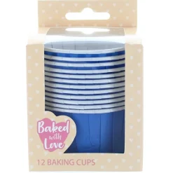 Hot Culpitt Cupcake Vormpjes Blauw 50mm 12st.
