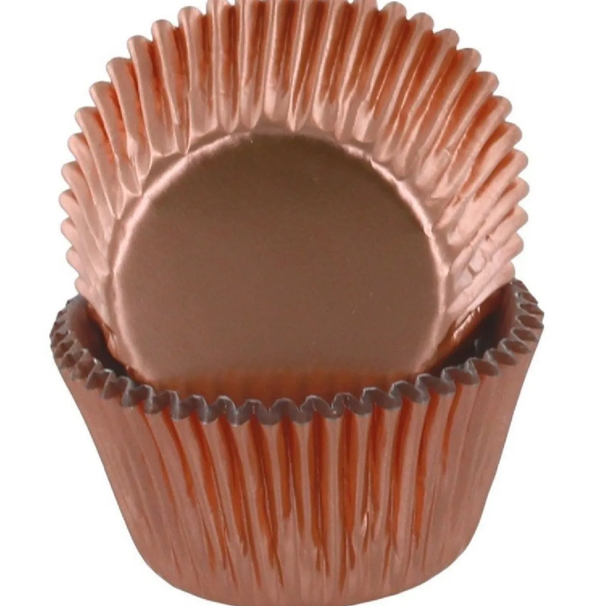 Outlet Culpitt Cupcake Vormpjes Folie Rosé Goud 50mm 50st.